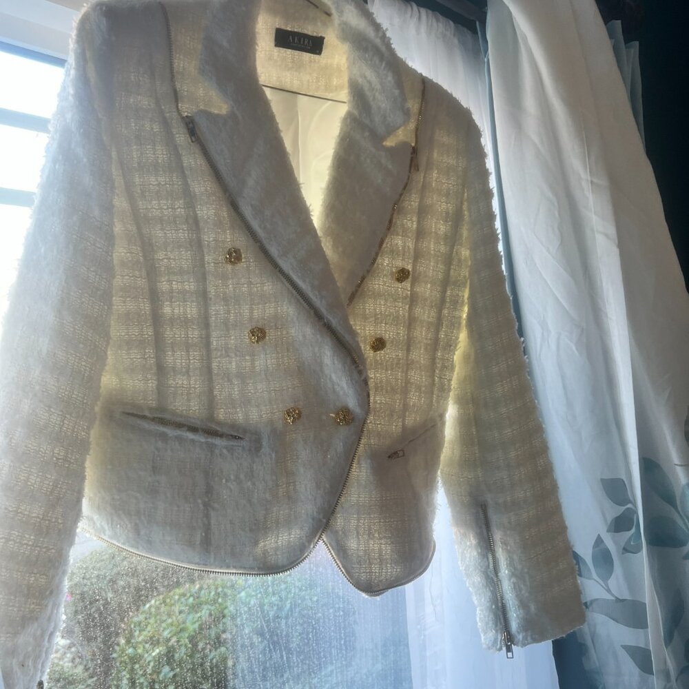 AKIRA Carlotta Tweed Jacket - Picture 2 of 7